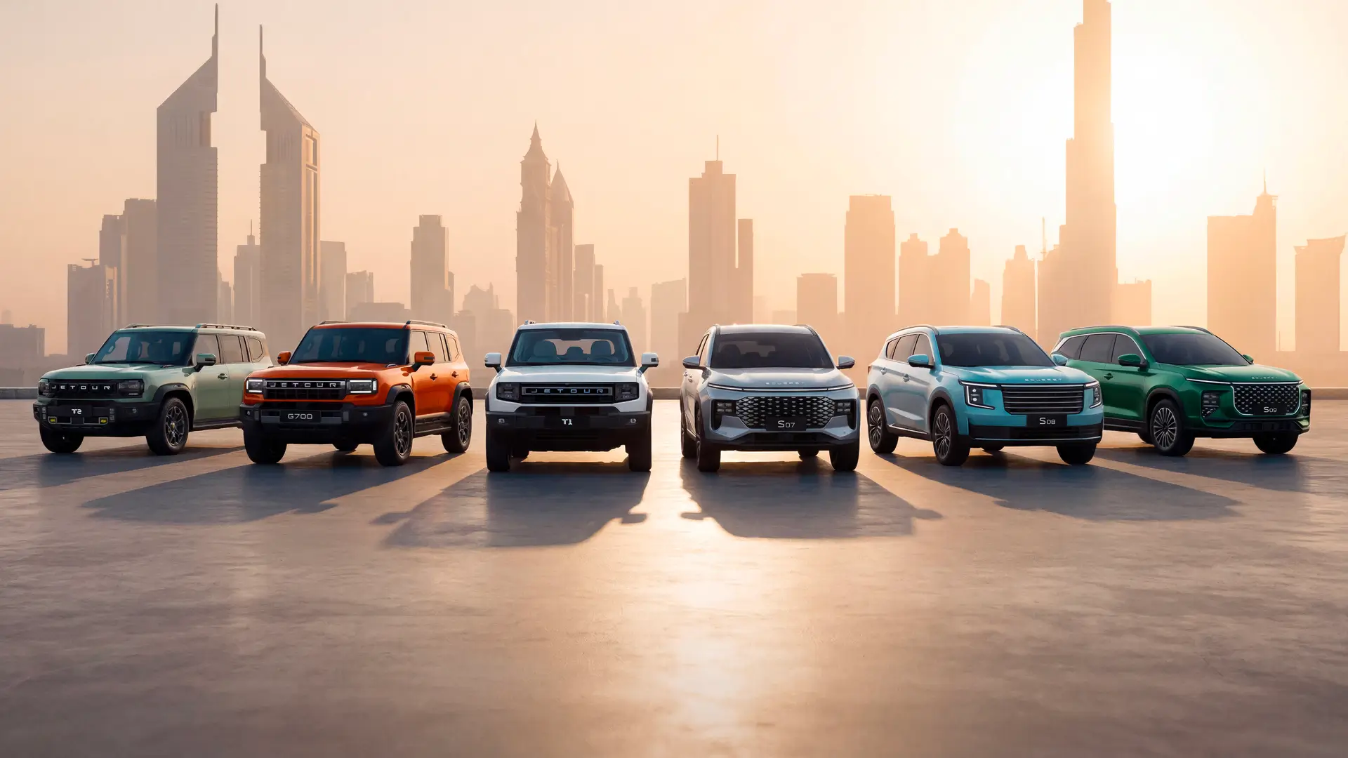 ART Elite Car Rental fleet in Dubai